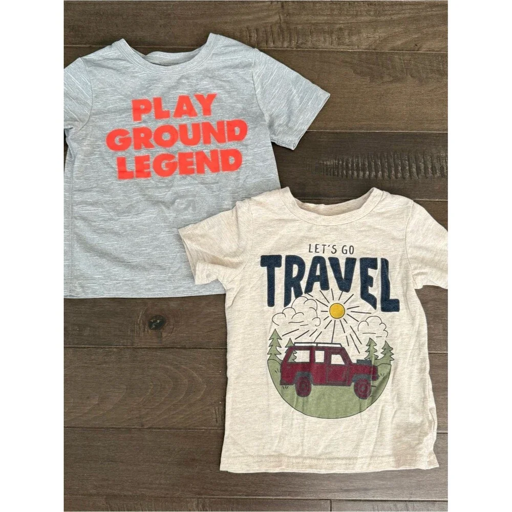 Kids T-Shirt Set - Grey 